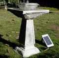 Large Solar Powered Outdoor Garden Water Fountain Feature Pond Bird Bath F1