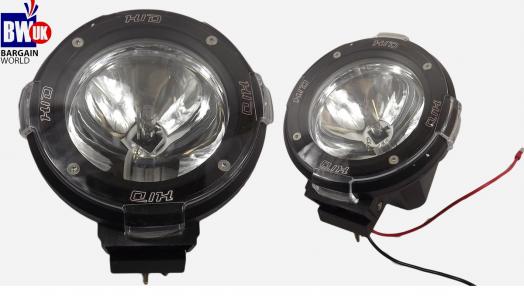 2 x 4" HID Black Xenon Driving Light Off Road Beam Spot light Car SUV Jeep 4x4