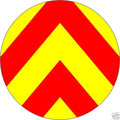 Safety luminous Chevron Sticker