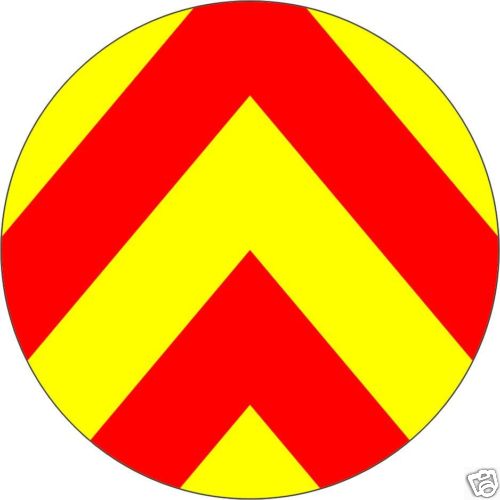 Safety luminous Chevron Sticker