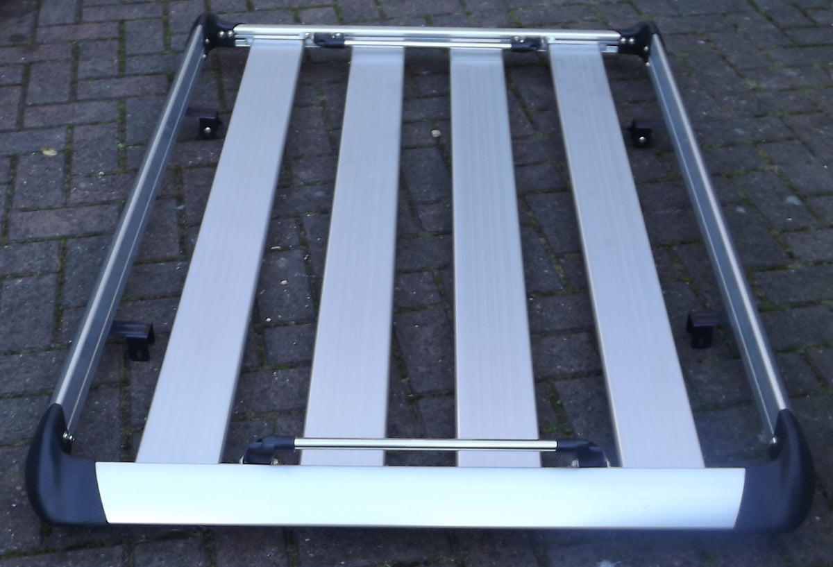 Aluminium Roof Rack Platform SILVER Luggage Carrier Tray 4x4 SUV Minibus Caravan Discovery van 