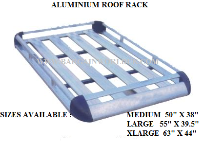 Aluminium Roof Rack Platform SILVER Luggage Carrier Tray 4x4 SUV Minibus Caravan Discovery van 