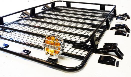 Steel Heavy Duty Large Roof Rack Platform Luggage Carrier Tray 4x4 SUV Minibus Caravan Discovery van fits Toyota Discovery Landrover Fiat Ducati Master 1.8m