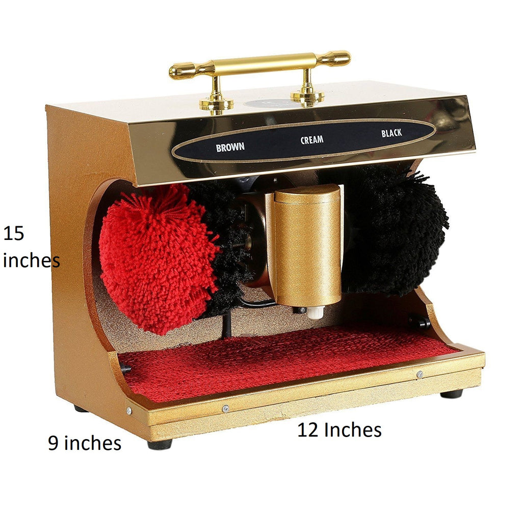  Automatic Electric Shoe Polishing Machine Buff Polisher Polish Shining Cleaner Clean Gift Gold Shoes