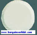 Plain White Soft High Quality rear tyre spare Wheel cover for 4x4 and Scooters Motorvans Caravans 