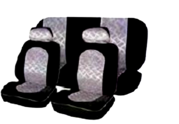 Car Seat covers - Silver Grey /Black