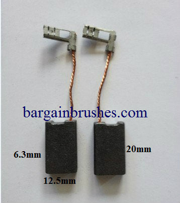 CARBON BRUSHES AEG/BOSCH 6.3X12.5X20 -D16