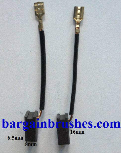 B&D angle Grinder CARBON BRUSHES KG65 KG72 KG90 6.5X8X16 -D97