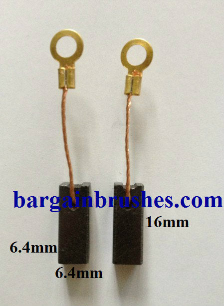 BOSCH CARBON BRUSHES 6.4X6.4X16 DRILLS SAWS SCREWDRIVER D86