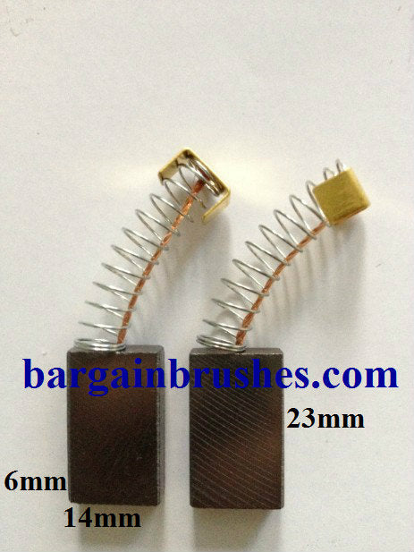 BOSCH CARBON BRUSHES ANGLE GRINDERS POLISHERS SCISSOR 6X14X23 -E81
