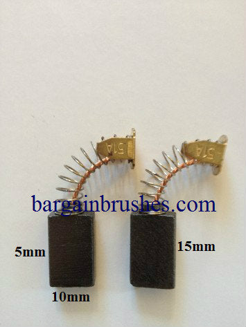 MILWAUKEE CARBON BRUSHES DRILL PLANER SAW 5X10X15 -E30