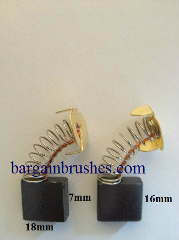 MAKITA CARBON BRUSHES CB200 CB202 CB203 CB204 7X18X16 -E38