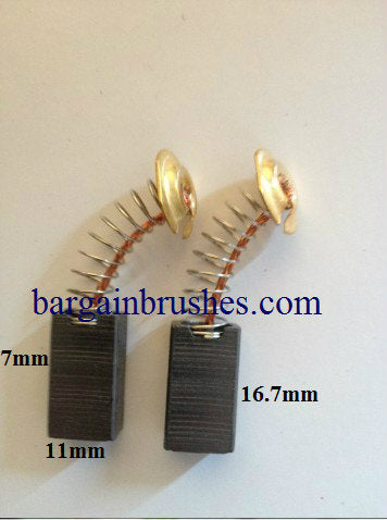 MAKITA CARBON BRUSHES CB250 5605B 5805B JR3020 7X11X17 -E39
