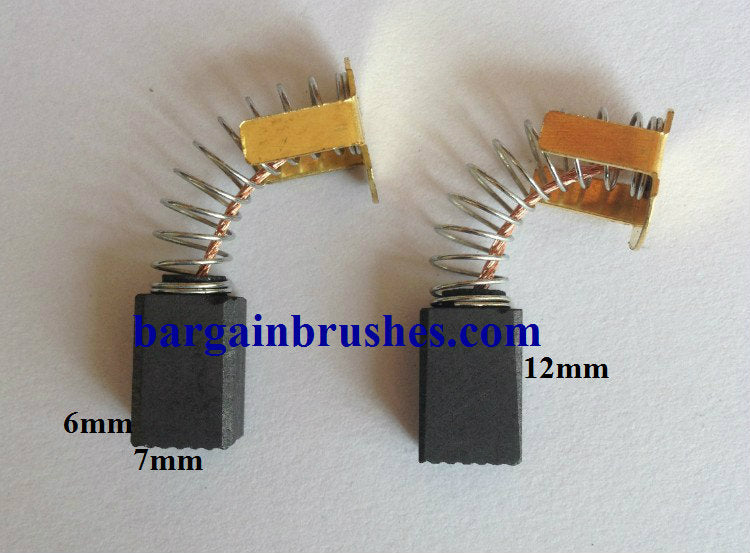 RUPES SANDER SCREWDRIVER CARBON BRUSHES 6X7X12 -E114