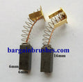 RUPES CARBON BRUSHES CN6 TN8 6X6X16 -E108