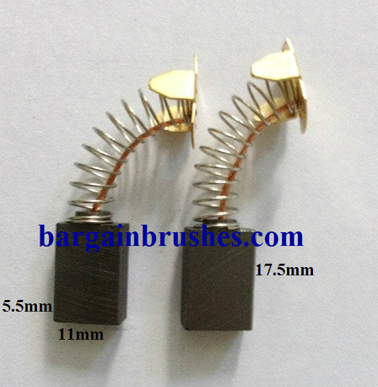 TOP CRAFT SAW CARBON BRUSHES TKS 1200B 5.5X11X17.5 -E100