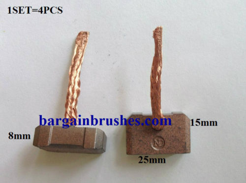 CARBON BRUSHES STARTER MOTORS DENSO JASX 77-78 28531-0350 DAIHATSU ISUZU KOMATS MAZDA TOYOTA F9
