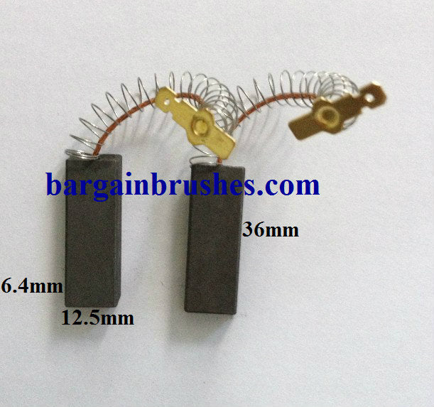 AEG LAVAMAT CARBON BRUSHES WASHING MACHINES  6.4X12.5X36 -E104