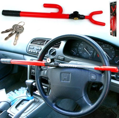 Lock Steering Wheel Car Security Anti Theft Van Universal Heavy Duty AC56