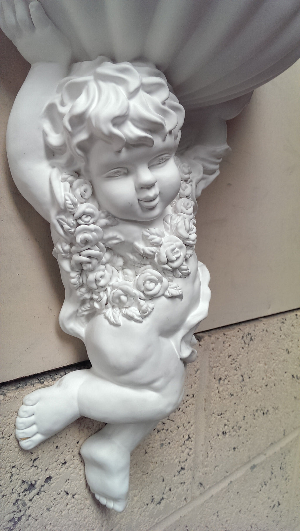Hanging-Flower-Display-Holder-Victorian-wall-child-ornate-display-chic-shelf-CR1
