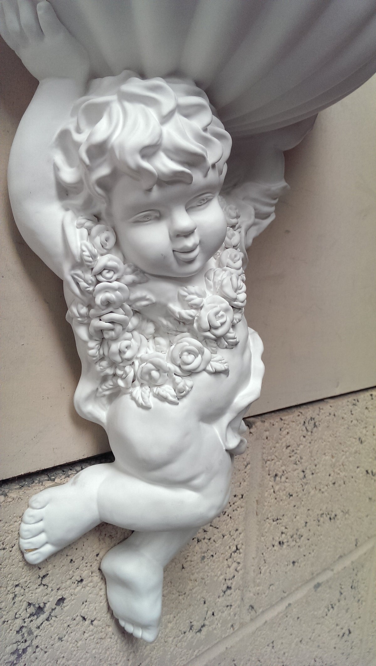 Hanging-Flower-Display-Holder-Victorian-wall-child-ornate-display-chic-shelf-CR1