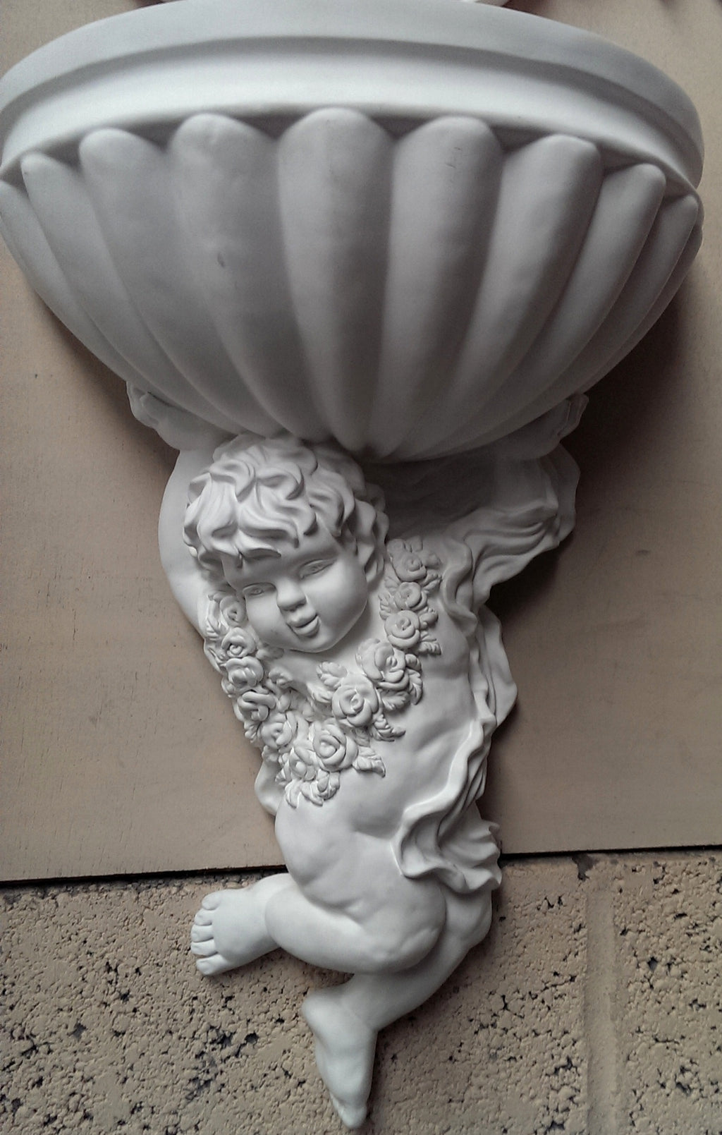 Hanging-Flower-Display-Holder-Victorian-wall-child-ornate-display-chic-shelf-CR1