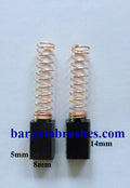 AEG CARBON BRUSHES EXE 400 SPE 70 VSE 230 5X8X14 -C15