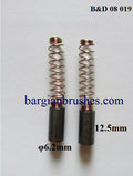 BLACK & DECKER CARBON BRUSHES ROUND 6.2MM 08-019 C10