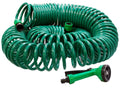 GARDEN HOSE 50 FT SOFT COIL GARDENING WATER SPRAY GUN CA17