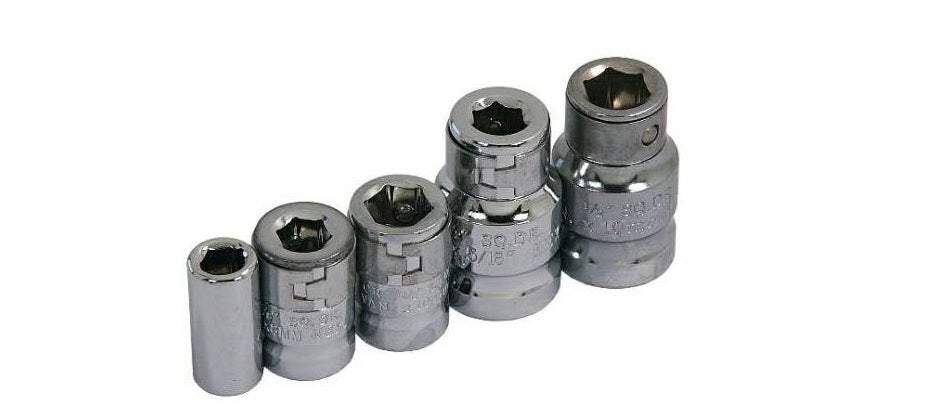 5 PIECE BITS HOLDER SET 1/4",3/8"&1/2" HAND TOOL SCREWDRIVER CR-V CA32