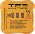 SOCKET TESTER UK MAINS LED INDICATOR ERROR CHECK FAULTY WIRE ELECTRICAL CA48