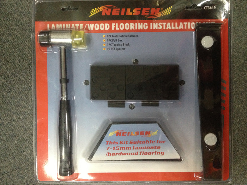 LAMINATE WOOD FLOORING INSTALLATION KIT HAMMER PULL BAR TAPPING BLOCK TOOLS CA70