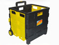 FOLDING TROLLEY CART 25KG LOADING CAPACITY COLLAPSIBLE STORAGE LIGHTWEIGHT CA86