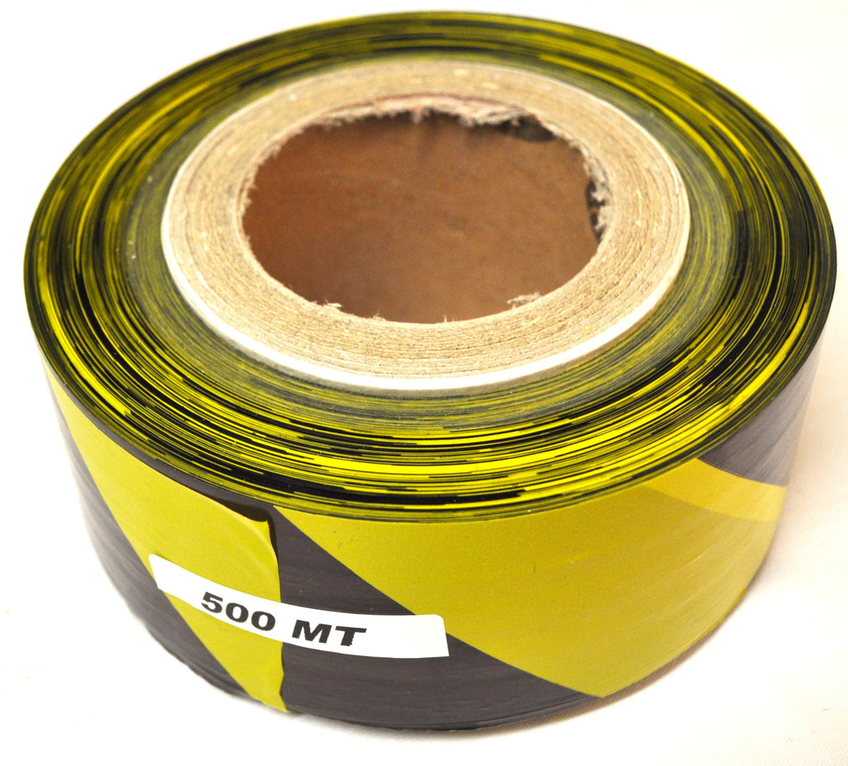 BARRIER TAPE BLACK YELLOW 70MM x 500M SAFETY HAZARD WARNING BARRIER CHEVRON CA91