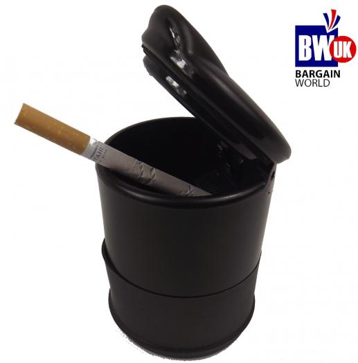 PORTABLE ASHTRAY ASH TRAY TRAVEL CARRY CIGARETTE HOLDER FIREPROOF SMOKE CUP UK