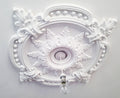 85CM LARGE Ceiling Rose Beautiful White Ornate Home Decor Medallion HUGE CR7-XL