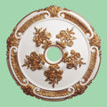 Ceiling rose Gold White Beautiful Ornate Home Decor 66cm Victorian Medallion Chandelier light Fan Rose CR8
