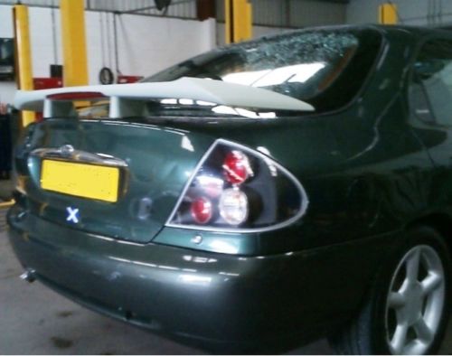 FORD AUDI ROVER CAR SPOILER 148CM REAR BACK ABS UNPAINTED BRAKE LIGHT TRUNK BOOT