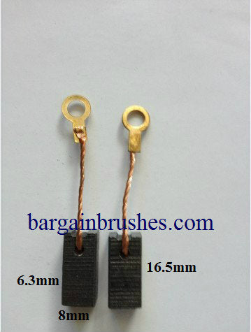 BOSCH CARBON BRUSHES 6.3X8X16.5 2604320906 -D15