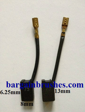 DEWALT CARBON BRUSHES ELU SDS DRILL BK29 6.25X8X13 D33