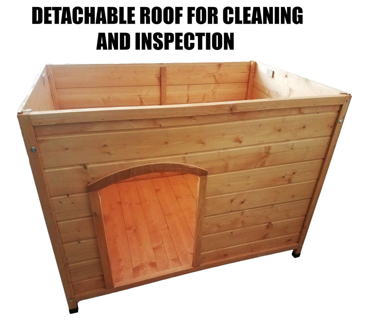 Extra Large Outdoor Dog Kennel Winter Pet House Shelter Wooden Animal Hut