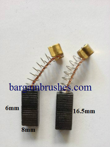 BLACK & DECKER CARBON BRUSHES DN-50 DN-229 6X8X16.5 -E26