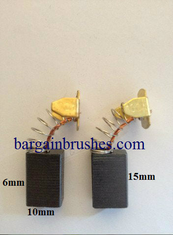 MAKITA CARBON BRUSHES CB105 CB117 CB107 6X10X15 E37