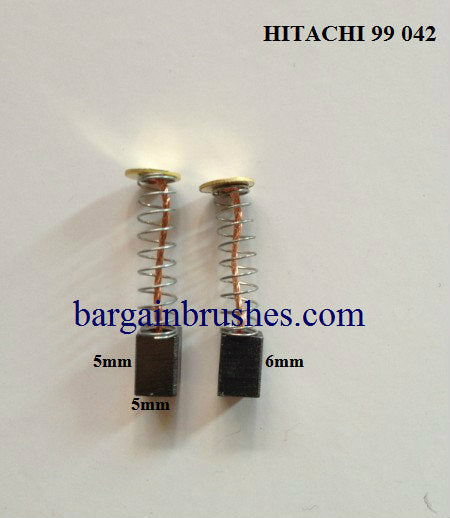 HITACHI CARBON BRUSHES 99042 DRILL JUW JUW2 MAKITA CB18 5X5X6/7 E41