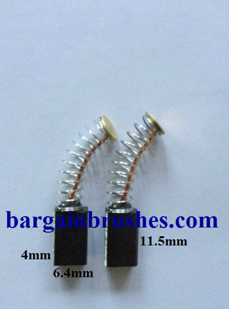 AEG CARBON BRUSHES GRINDER GS330 DRILL FB8 NIBBLER KN KS 4X6X11 -E61
