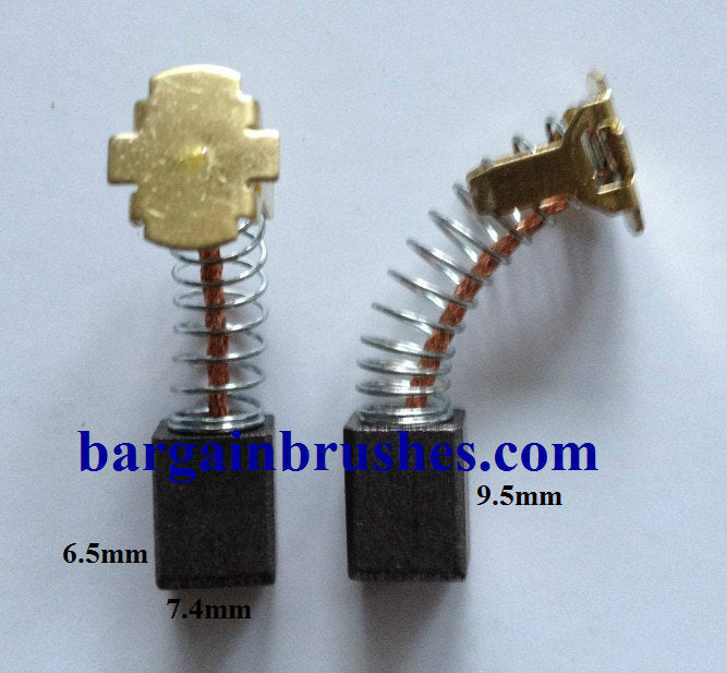 HITACHI CARBON BRUSHES DH14DL DH14DMR DH18DL DH24DVC 999100 6.5X7.4X9.5 -E62