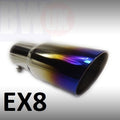 Heavy Duty Stainless Steel Exhaust trim tailpipe end tip Sports big bore 60m EX8