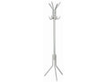 8 HOOK HAT & COAT RACK SILVER STAND HOLDER HANGER ASSEMBLY REQUIRED 175CM H13