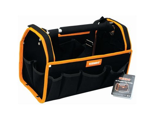 TOOL BAG CADDY ALL PURPOSE KENDO STURDY ALUMINIUM FRAME PADDED HANDLE STRAP H27