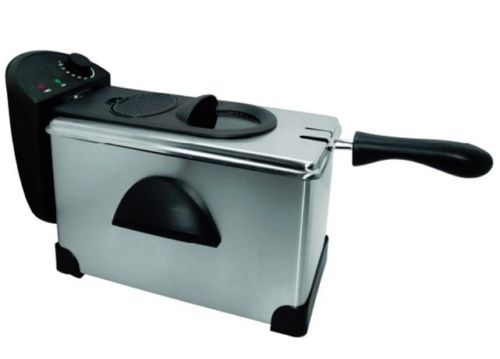 Professional Deep Fat Fryer Stainless Steel 3 Litre Chips Kitchen Non Stick H9